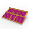 284 standard seats for the Vintage Subbuteo two-story Grandstand (Ref C141 / C142) - Image 3