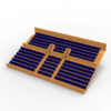 284 standard seats for the Vintage Subbuteo two-story Grandstand (Ref C141 / C142) - Image 2