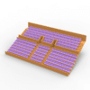 284 standard seats for the Vintage Subbuteo two-story Grandstand (Ref C141 / C142) - Image 4