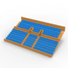 284 standard seats for the Vintage Subbuteo two-story Grandstand (Ref C141 / C142) - Image 7