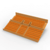 284 standard seats for the Vintage Subbuteo two-story Grandstand (Ref C141 / C142) - Image 8