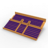 284 standard seats for the Vintage Subbuteo two-story Grandstand (Ref C141 / C142) - Image 9
