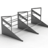 Aluminum joining and anchoring kit for 2 SUBBUTEO grandstands Ref 61216 and 61217.