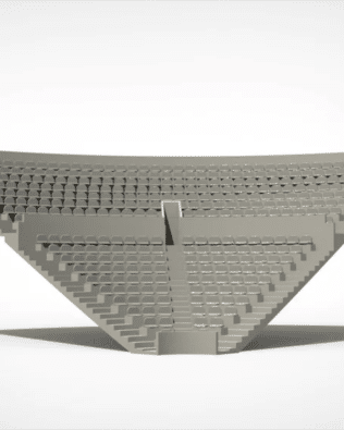364 round seats for the Zeugo Corner Stand. - Grey