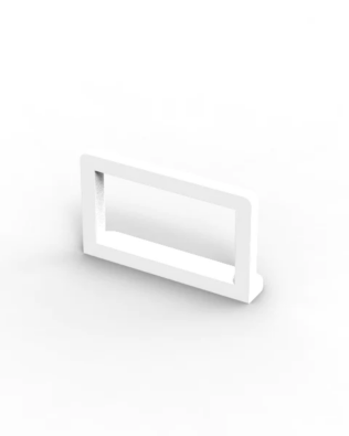Set of 6 Spectator Separation Barriers. - White