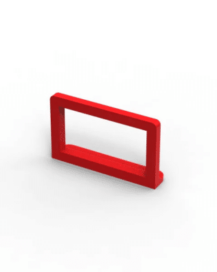Set of 6 Spectator Separation Barriers. - Red