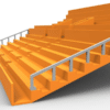Set of 2 Handrails (right and left) for Vintage Subbuteo Stand. - Image 3