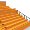 Set of 2 Handrails (right and left) for Vintage Subbuteo Stand. - Image 4
