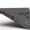 Handrails (4 pieces) for SUBBUTEO grandstand. - Image 3