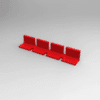 Row of 4 seats for any stand. - Image 14