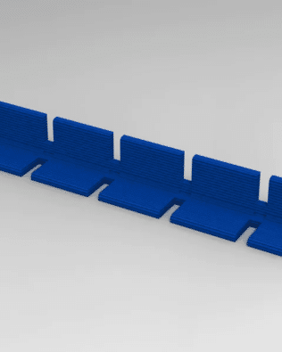Row of 5 seats for any stand - Blue
