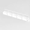 5 rows of 12 EXECUTIVE seats (with backrest and armrest) for Subbuteo or Zeugo stands. - Image 4