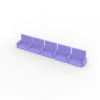 5 rows of 12 EXECUTIVE seats (with backrest and armrest) for Subbuteo or Zeugo stands. - Image 2