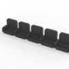 5 rows of 12 VIP seats (with backrest and armrest) for Subbuteo or Zeugo stands.