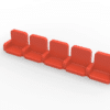 5 rows of 12 VIP seats (with backrest and armrest) for Subbuteo or Zeugo stands. - Image 11