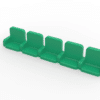 5 rows of 12 VIP seats (with backrest and armrest) for Subbuteo or Zeugo stands. - Image 7