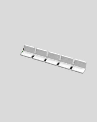 Row of 5 seats for any stand - White