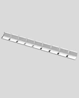 Row of 9 seats for any stand - White