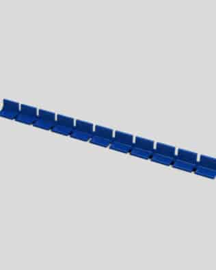 Row of 11 seats for any stand. - Blue