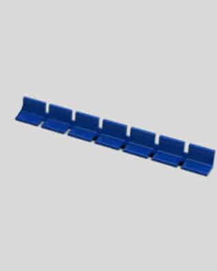 Row of 7 seats for any stand - Blue