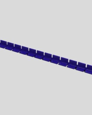 Row of 16 seats for any stand - Steel blue