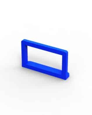 Set of 6 Spectator Separation Barriers. - Blue
