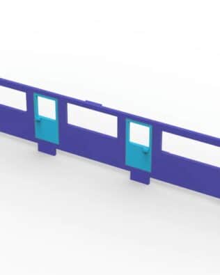 VIP LOUNGE 2 Entrance for SUBBUTEO grandstand (New Style). - Steel blue