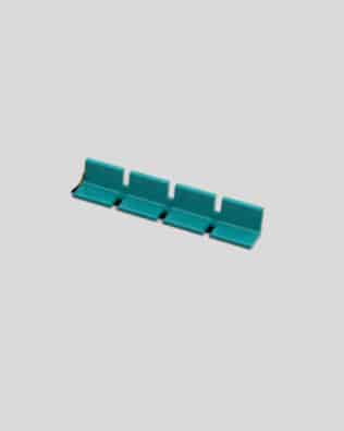 Row of 4 seats for any stand. - Sky blue