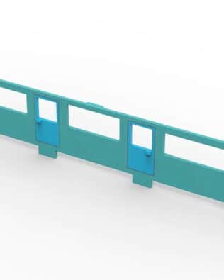 VIP LOUNGE 2 Entrance for SUBBUTEO grandstand (New Style). - Sky blue