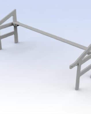 Structure for raised stands T1®, T3®, and T5® - Grey
