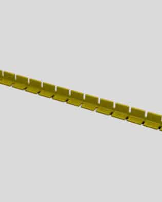 Row of 13 seats for any stand - Yellow