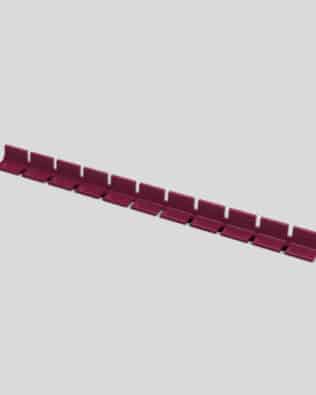 Row of 11 seats for any stand. - Claret