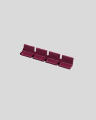 Row of 4 seats for any stand. - Claret
