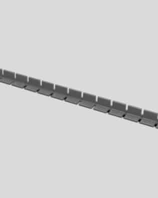 Row of 13 seats for any stand - Grey