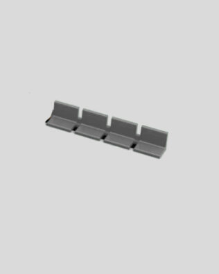 Row of 4 seats for any stand. - Grey