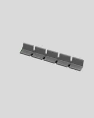 Row of 5 seats for any stand - Grey