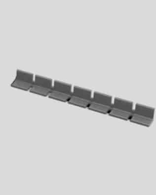 Row of 7 seats for any stand - Grey
