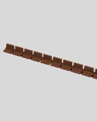 Row of 10 seats for any stand. - Brown