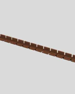 Row of 15 seats for any stand - Brown