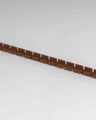 Row of 17 seats for any stand - Brown