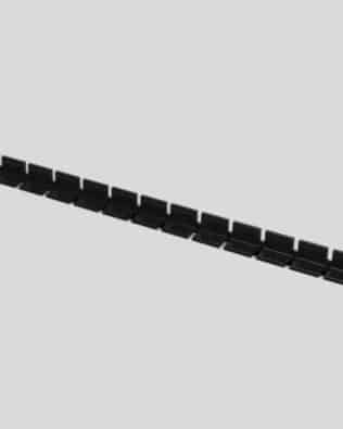 Row of 15 seats for any stand - Black