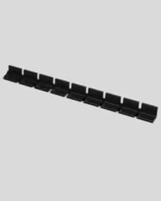 Row of 9 seats for any stand - Black