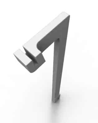 Roof Supports for Subbuteo Grandstand. - White
