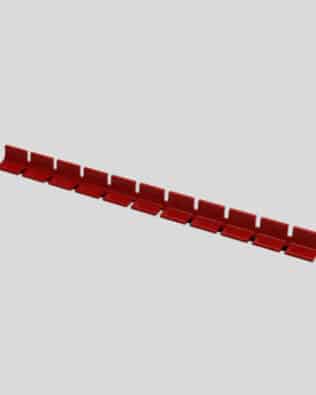 Row of 11 seats for any stand. - Red