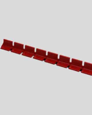 Row of 8 seats for any stand - Red