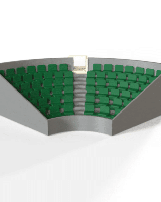 C1 corner stand - Green