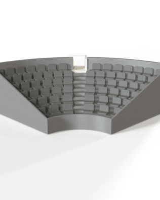 C1 corner stand - Grey
