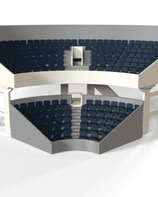 CC1 corner stand full version - Steel blue