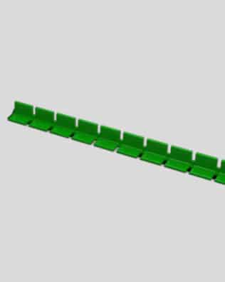 Row of 10 seats for any stand. - Green