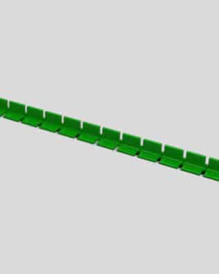 Row of 12 seats for any stand - Green